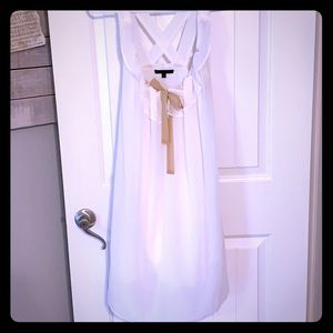 White flowy dress